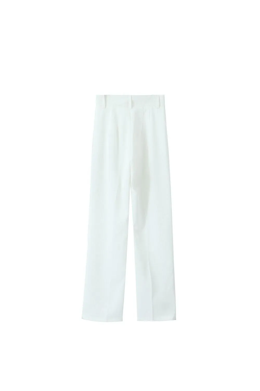 'Summer' Straight-Leg High-Waist Pants (2 Color)