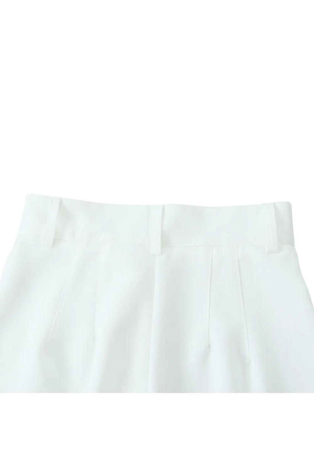 'Summer' Straight-Leg High-Waist Pants (2 Color)