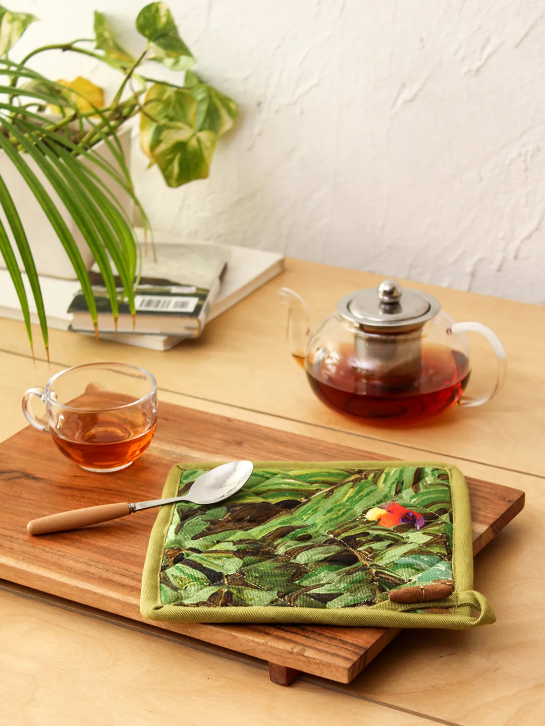 Sunderbans Pot Holder (Green)