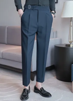 Tailored Naples Trousers - navy