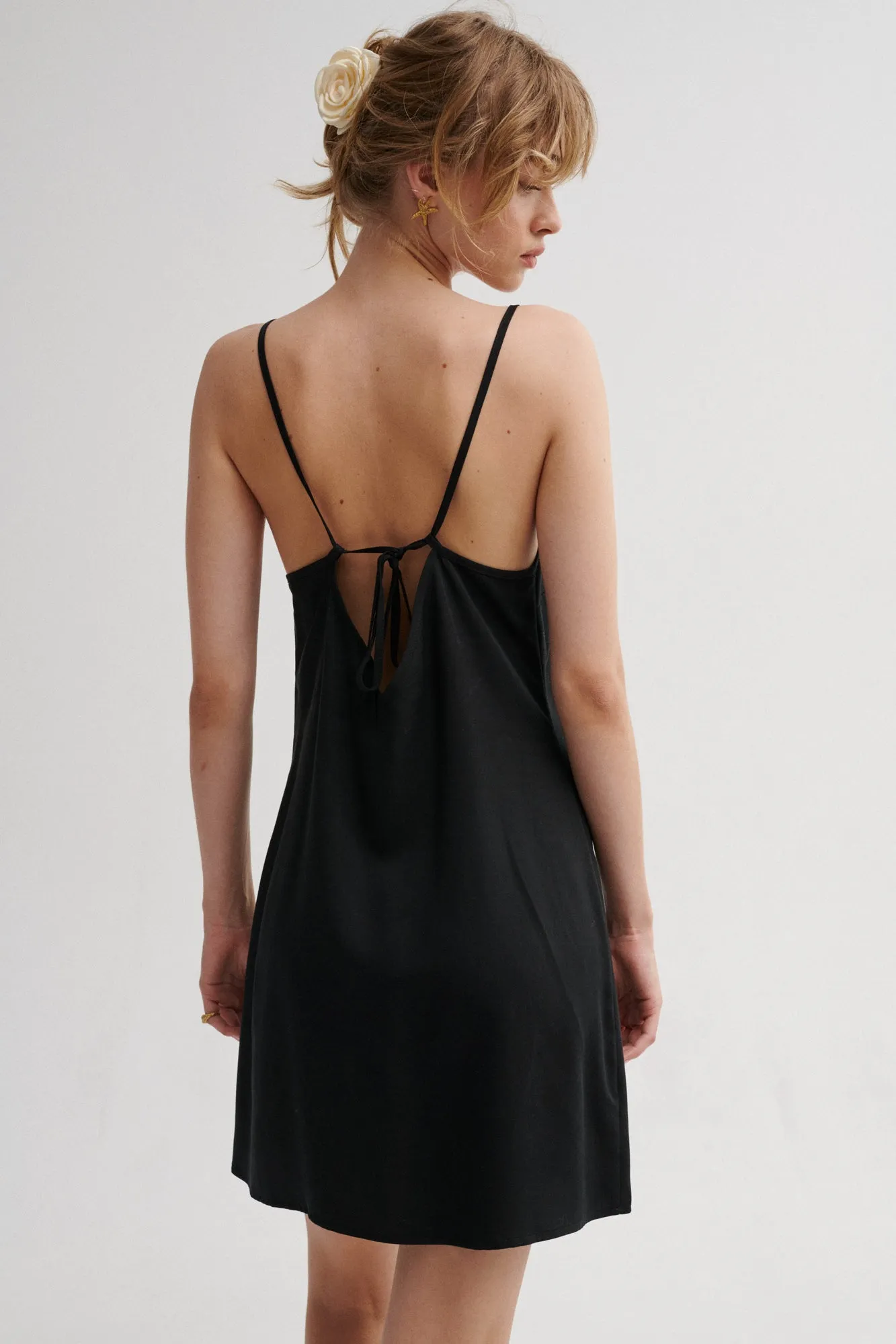 Tencel™ dress / 03 / 19 / onyx black