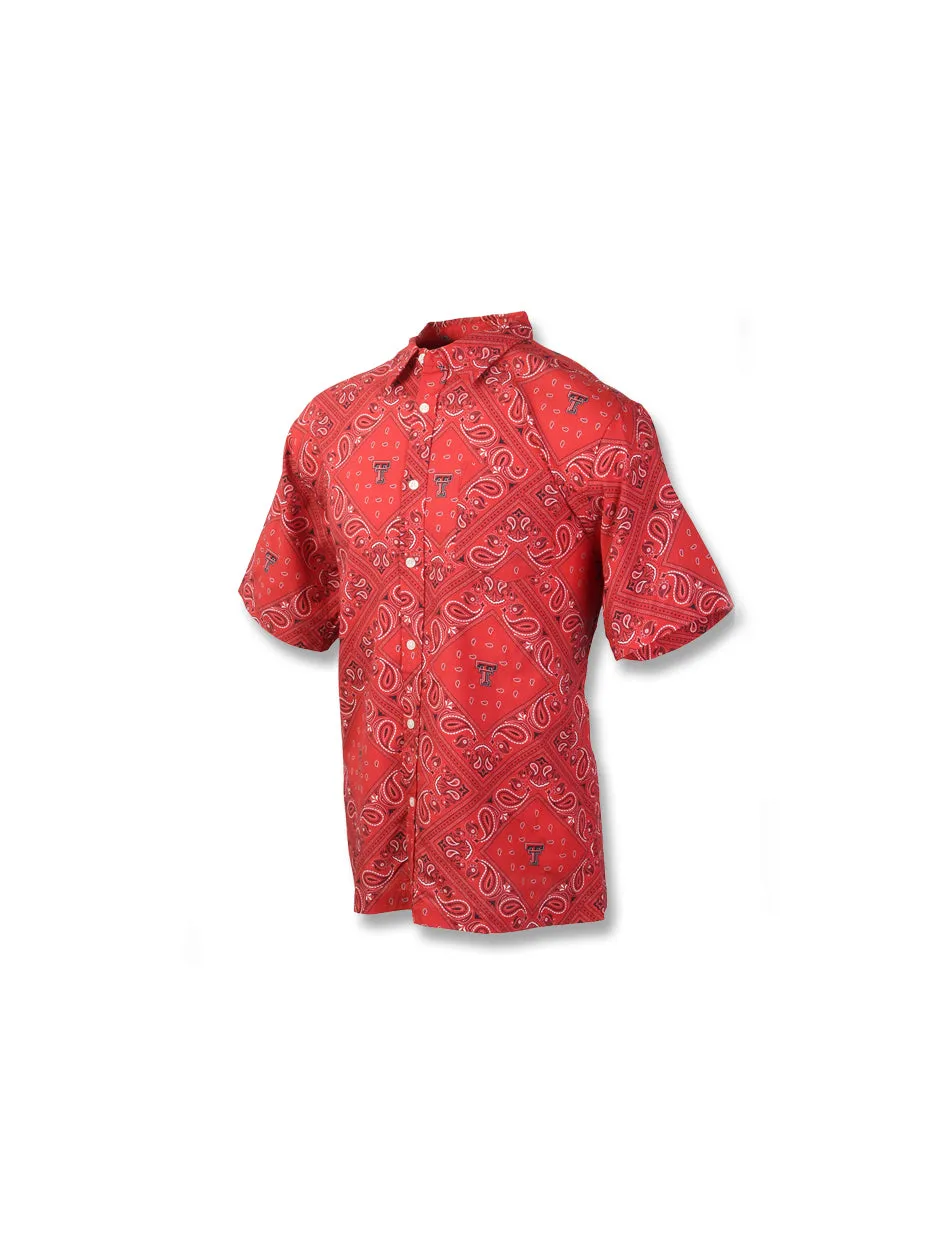 Texas Tech Double T "Paisley" YOUTH Button Up Dress Shirt