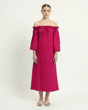 The Carlisle Berry Cotton Dress