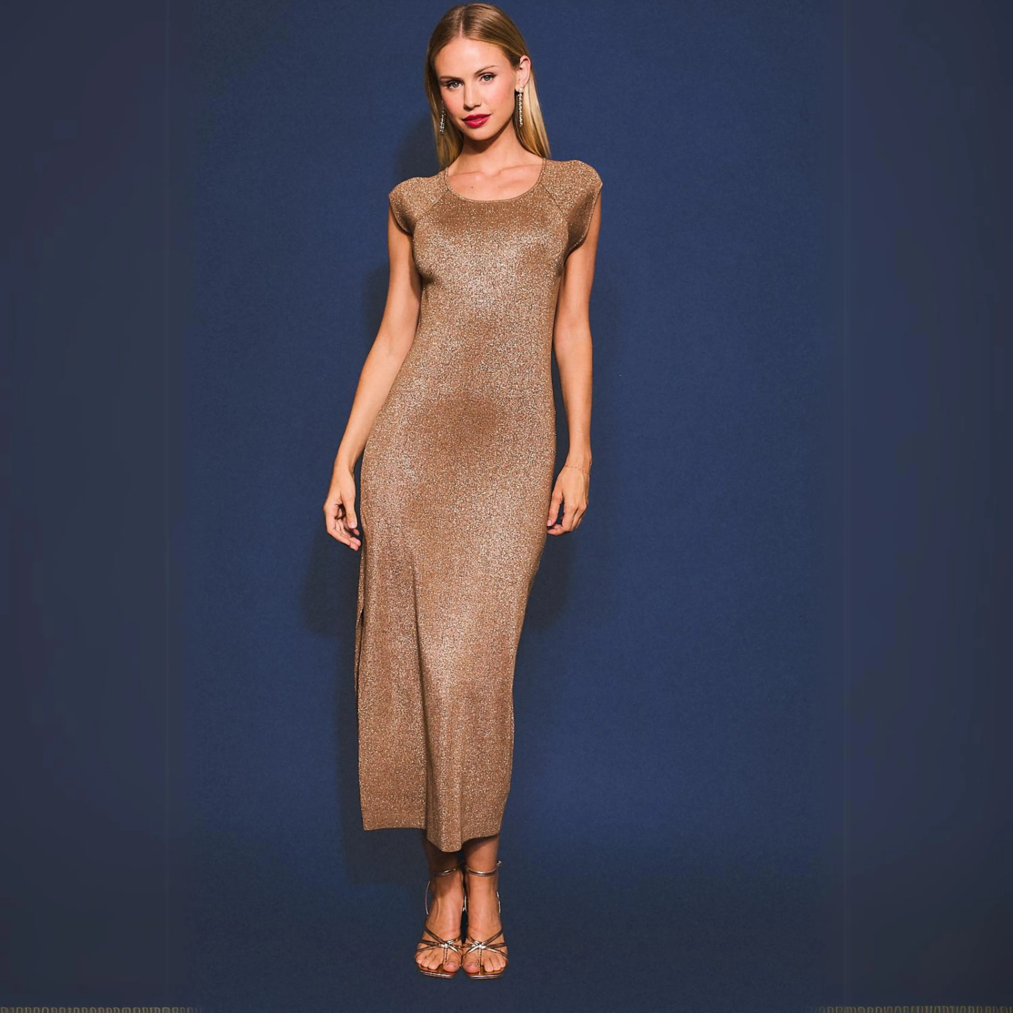The Gold Standard Midi Dress