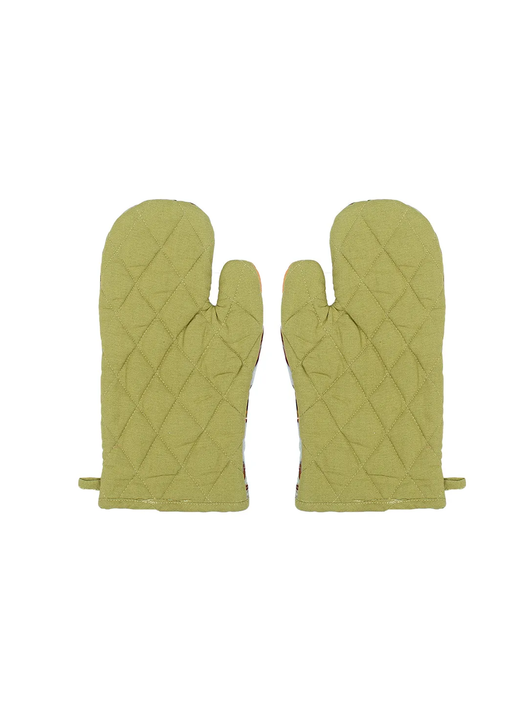 The Native Oriole - Set Of 2 Gloves (Green)