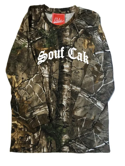 The Souf Cak Camo Long Sleeve - White Font