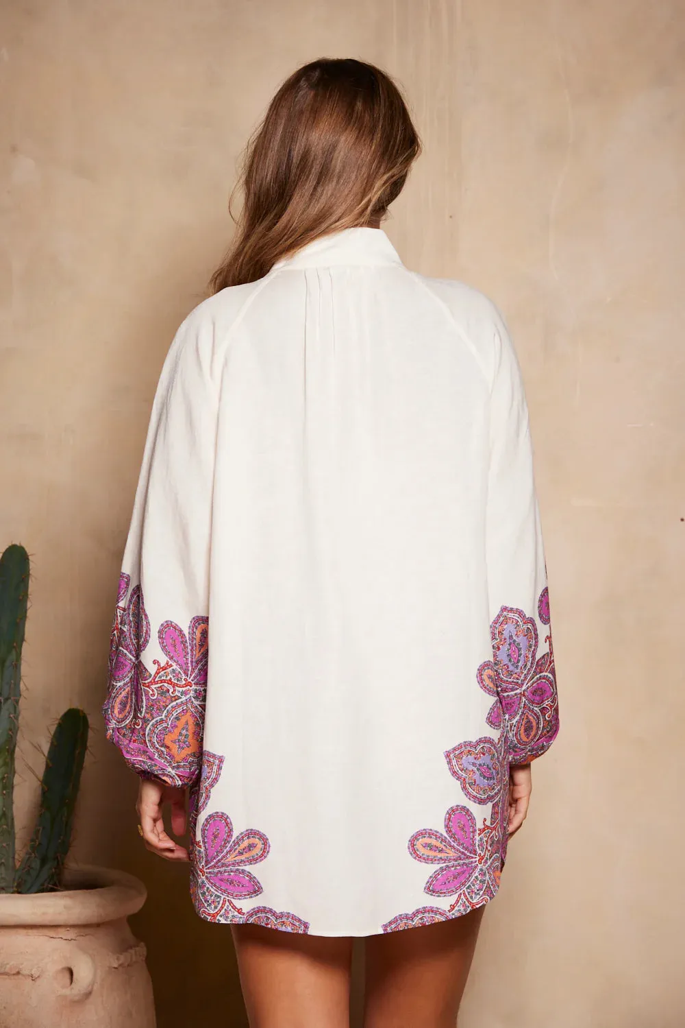 Tigerlily - Juliette Lorena Shirt Dress - Boysenberry Floral