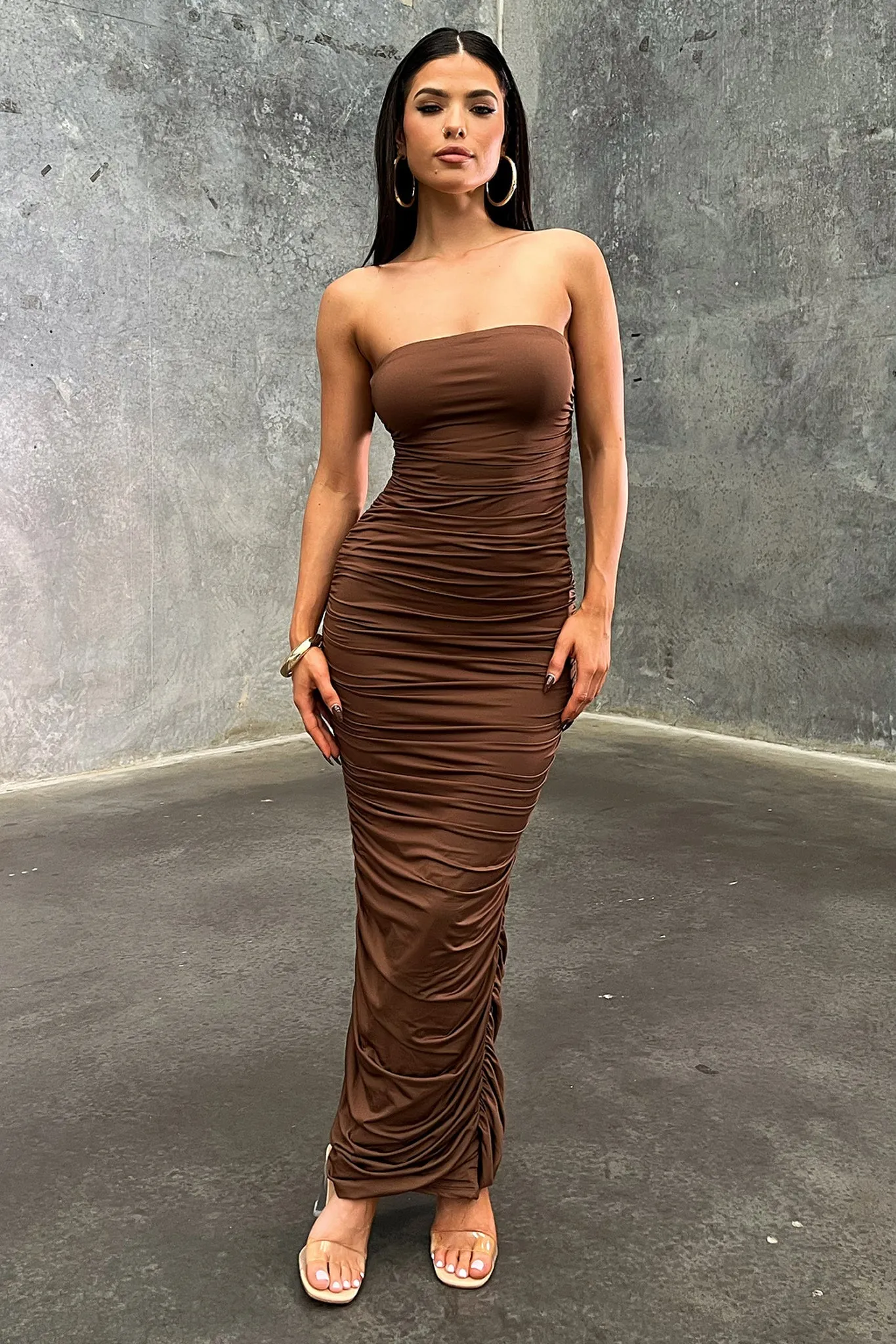 Tonic Maxi Dress - Brown