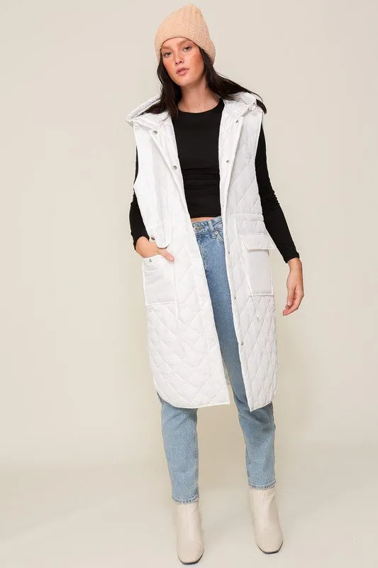Trouble With A Heartbreak Quilted Vest
