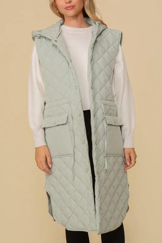 Trouble With A Heartbreak Quilted Vest