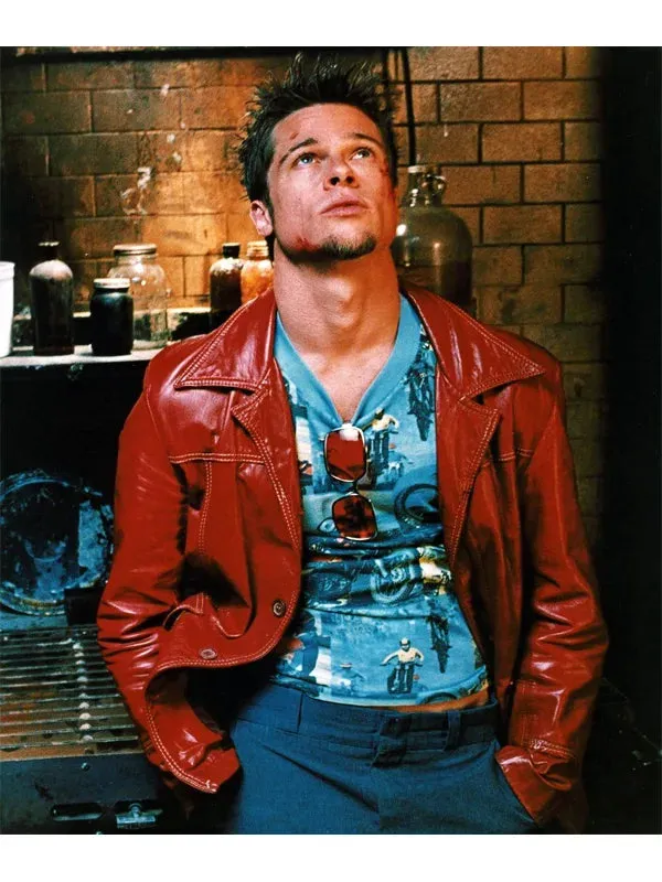 Tyler Durden Fight Club Leather Jacket