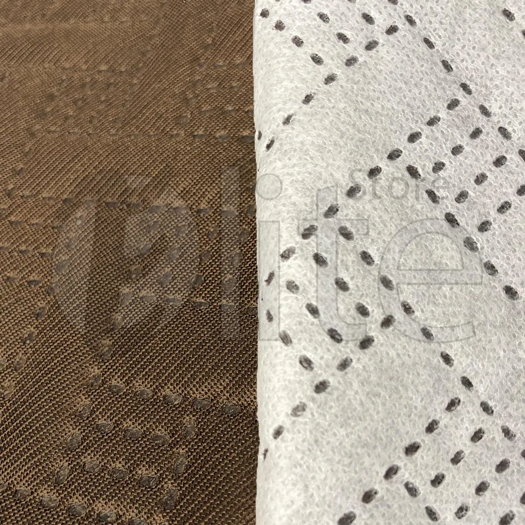 Ultrasonic Quilted Sofa Cover In Copper Color