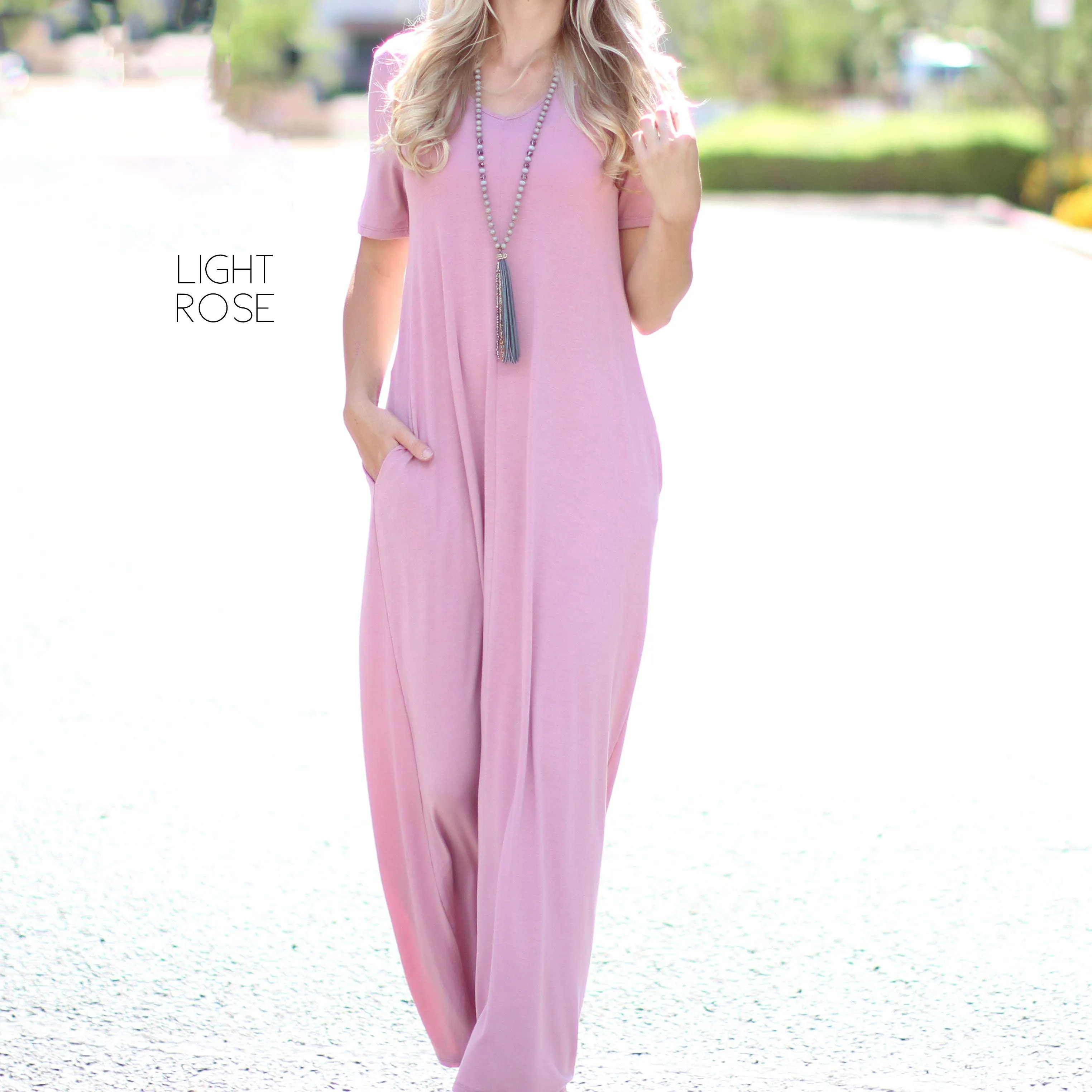 V-Neck Maxi Dress | S-XL