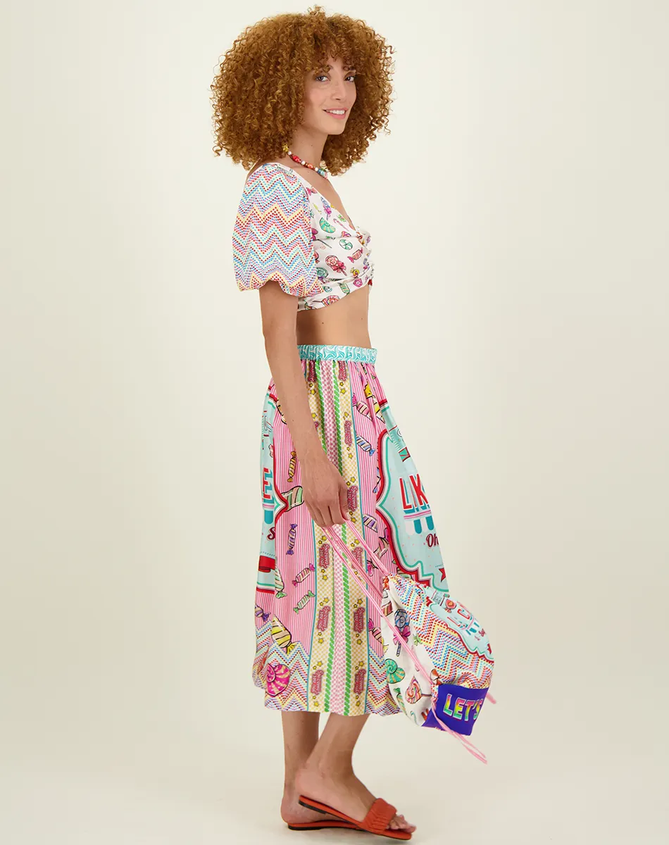 Vanessa Candy Printed Skirt