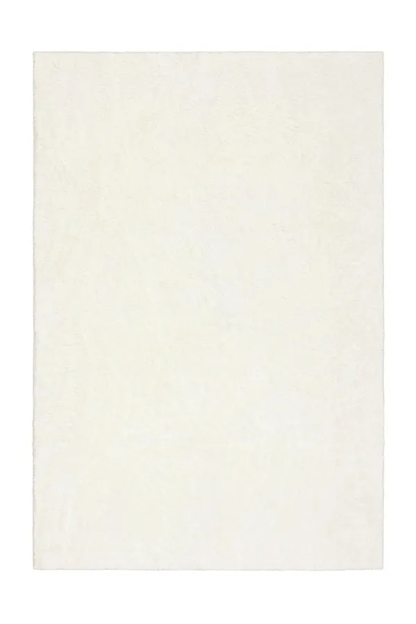 Vin Chaud | Modern Minimalist Polar White Plush Rug