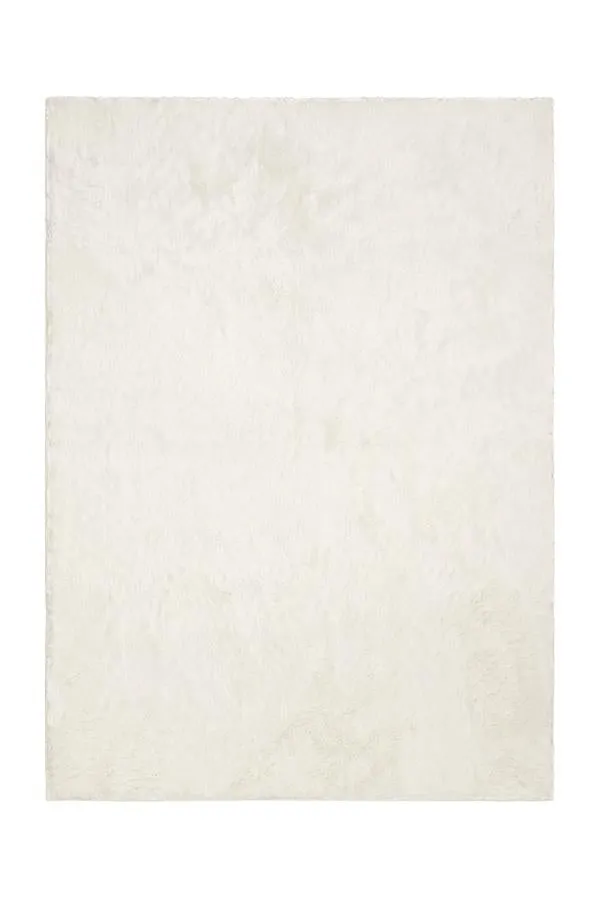 Vin Chaud | Modern Minimalist Polar White Plush Rug