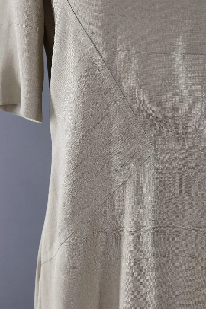 Vintage 1980s Minimalist Day Dress