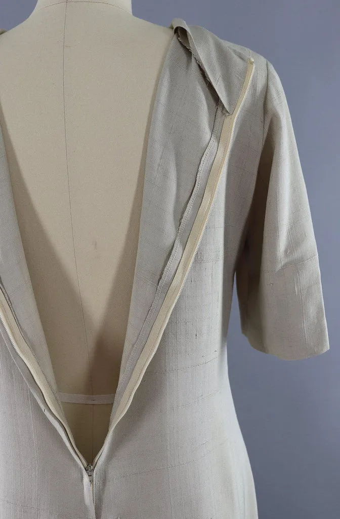 Vintage 1980s Minimalist Day Dress