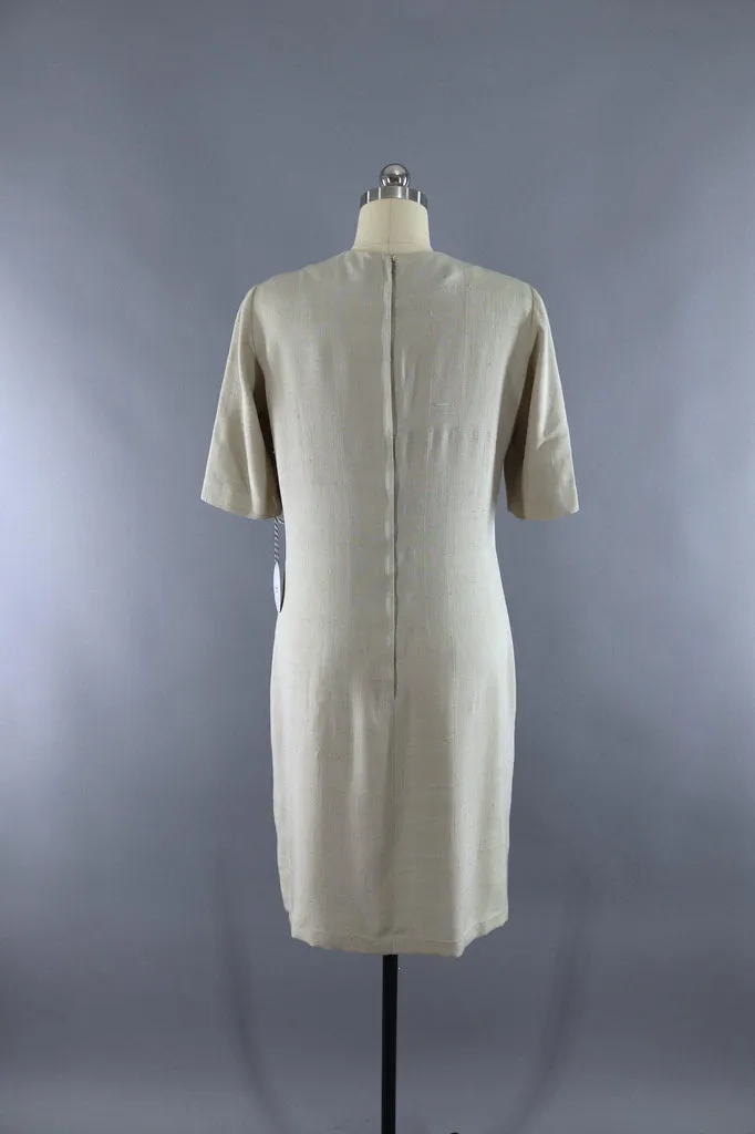 Vintage 1980s Minimalist Day Dress