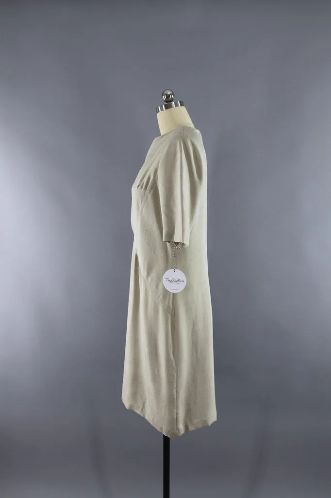 Vintage 1980s Minimalist Day Dress