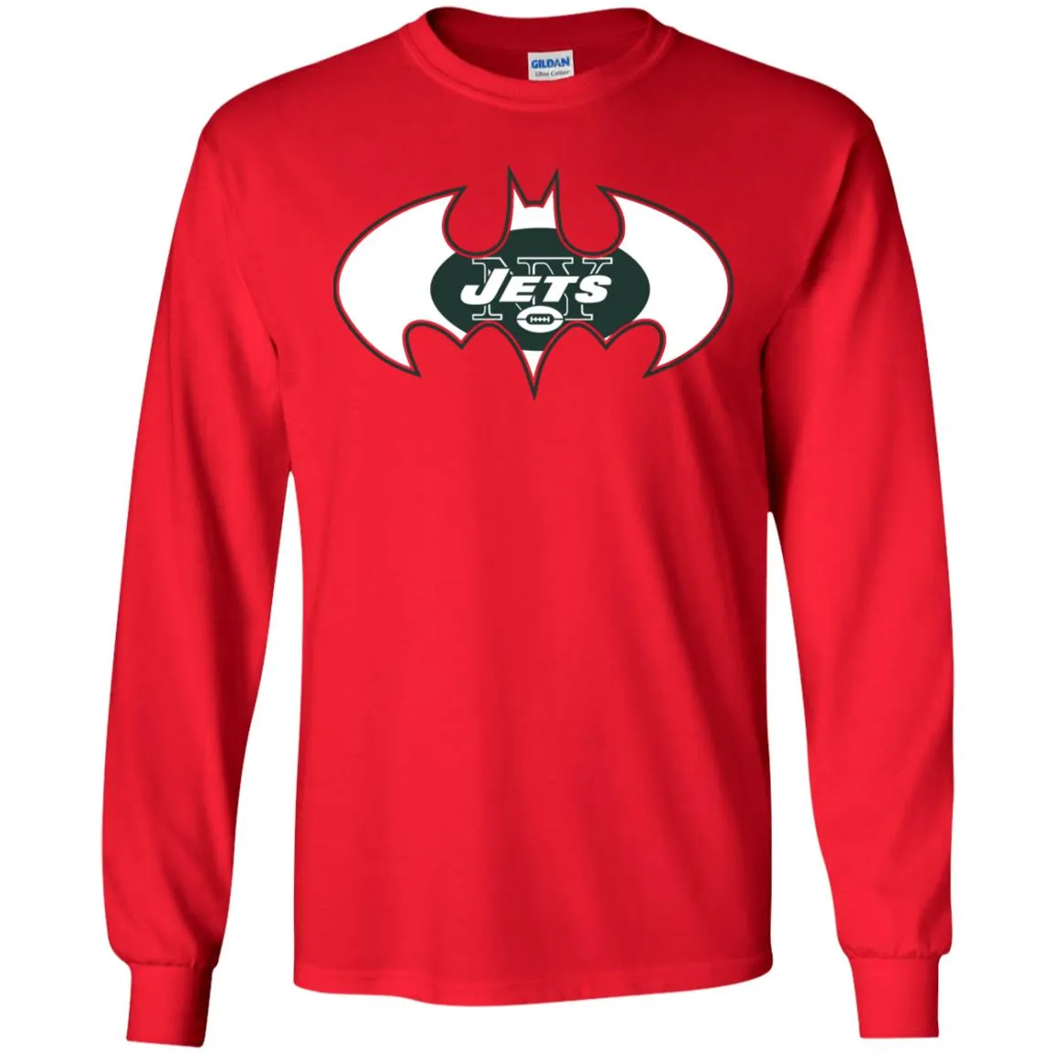 We Are The New York Jets Batman Nfl Mashup Men Long Sleeve Shirt