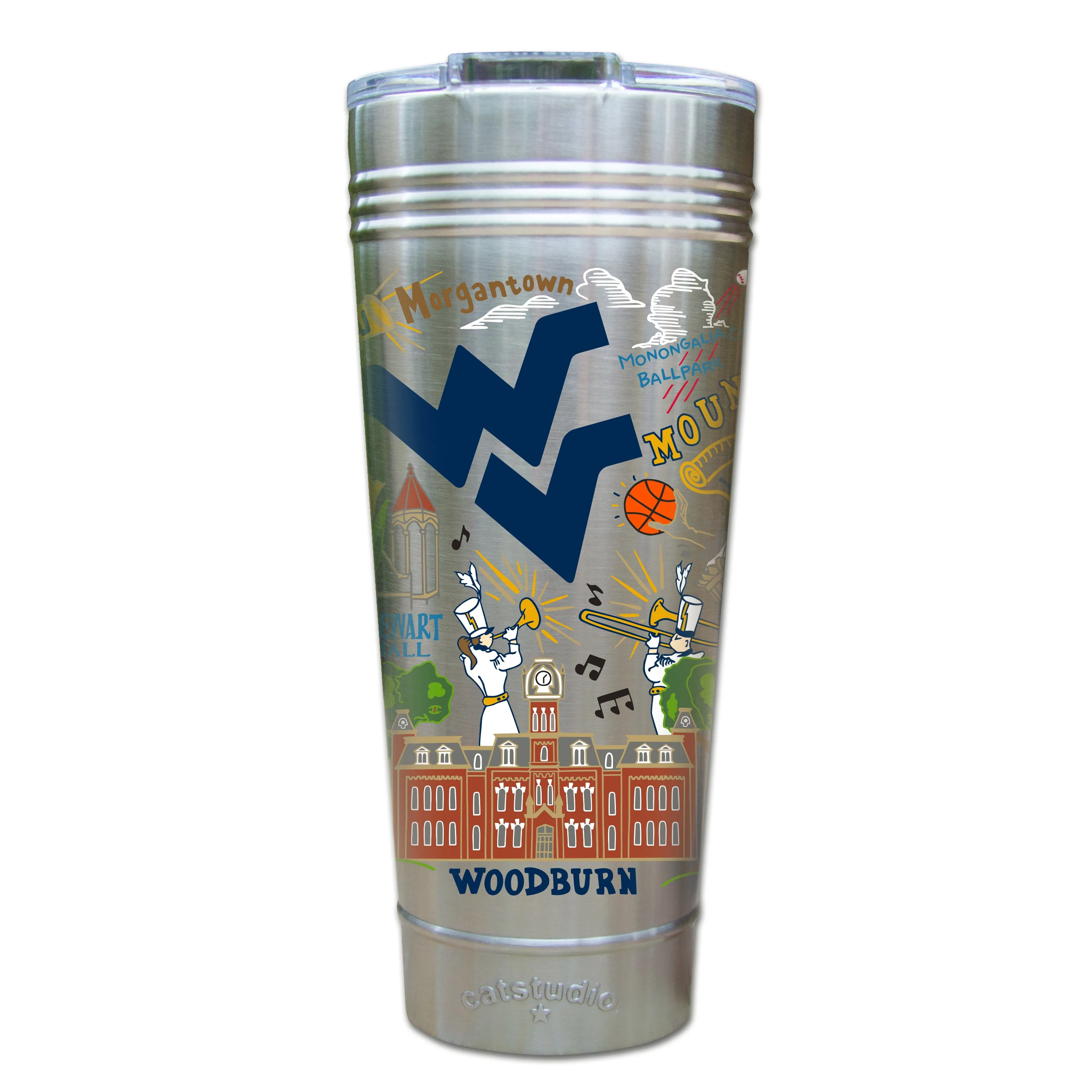 West Virginia University Collegiate Thermal Tumbler