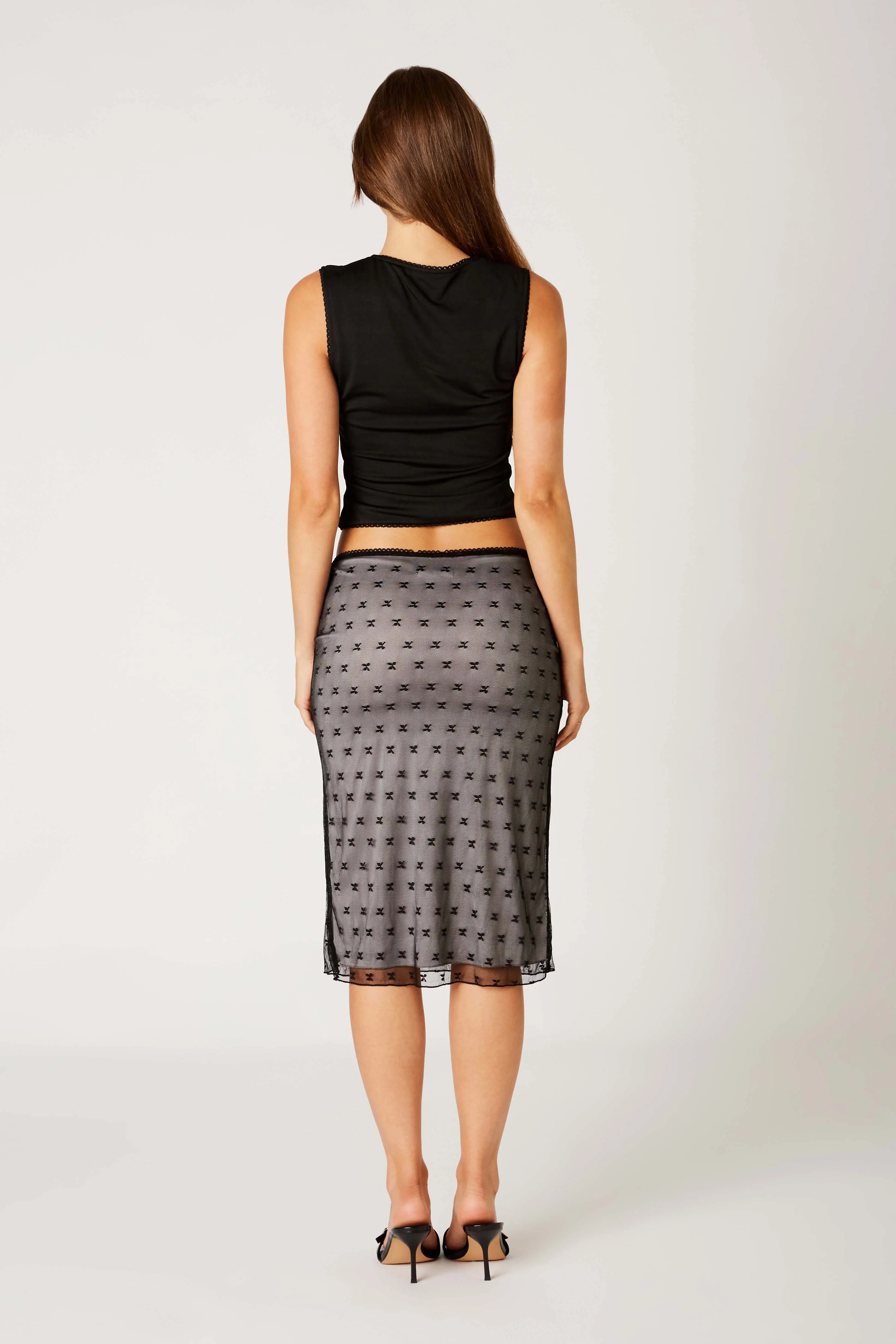 Willow Midi Skirt Black