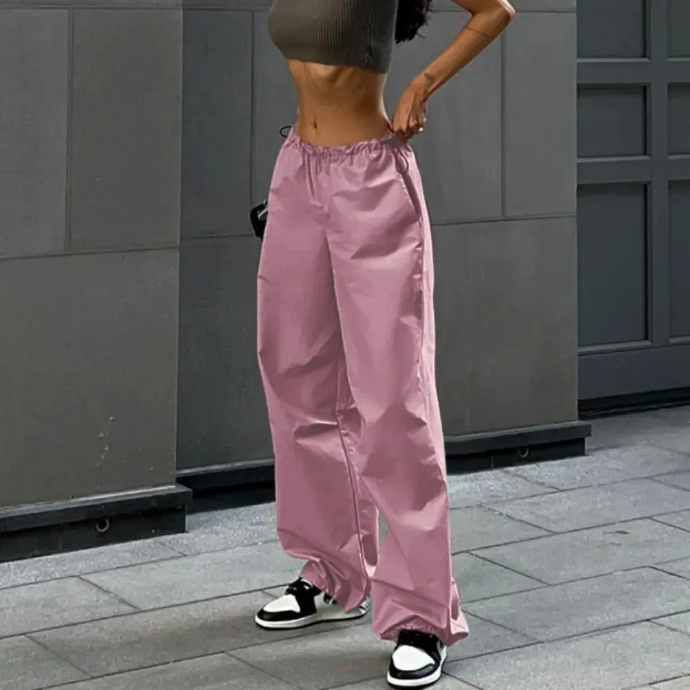 Women Pants Solid Baggy Wide Leg*