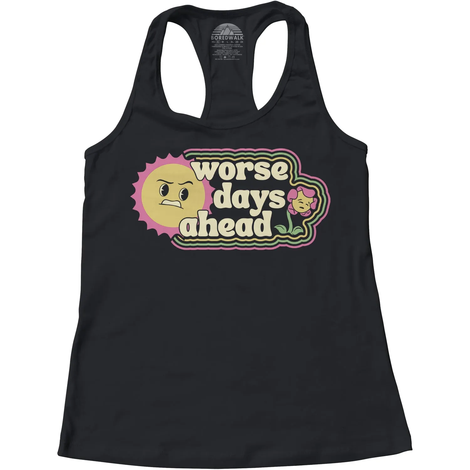 Women's Worse Days Ahead Racerback Tank Top