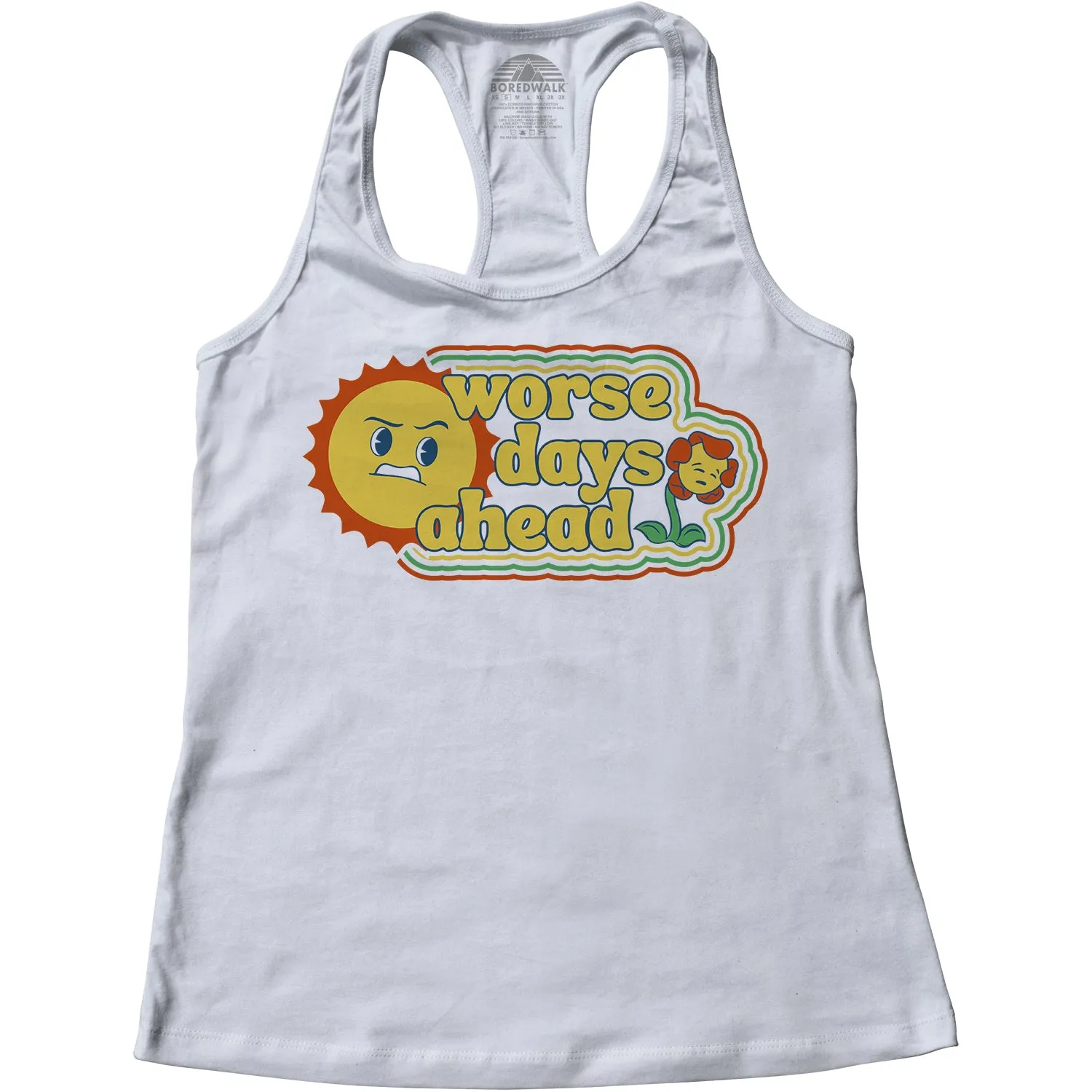Women's Worse Days Ahead Racerback Tank Top
