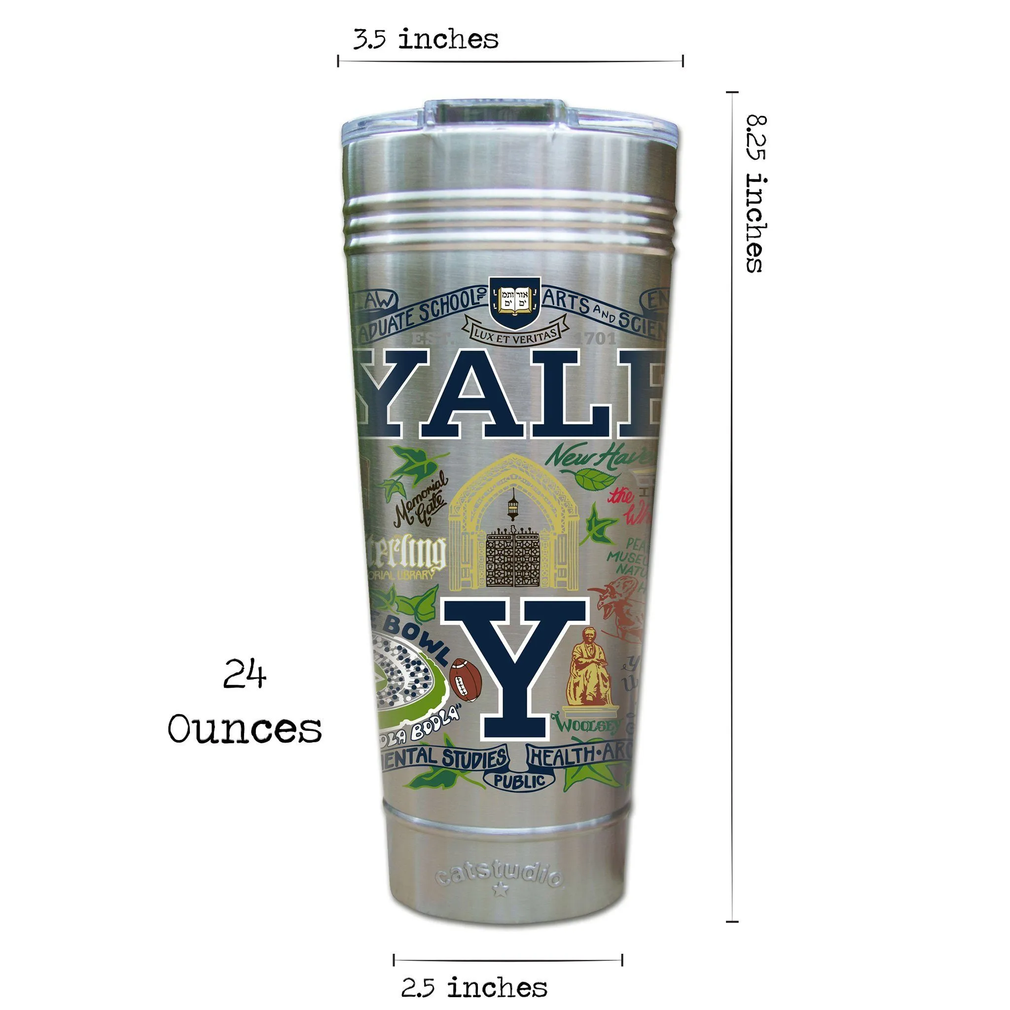 Yale University Collegiate Thermal Tumbler