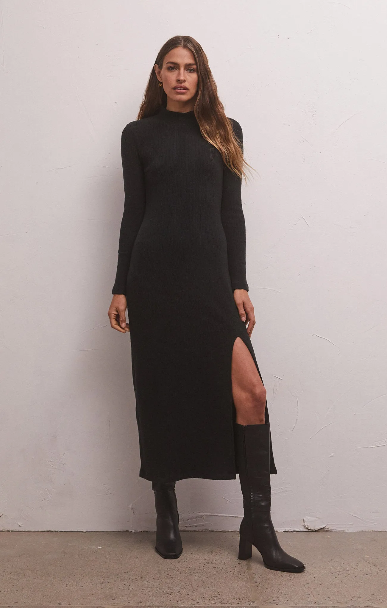 Z Supply Ophelia Mock Neck Dress